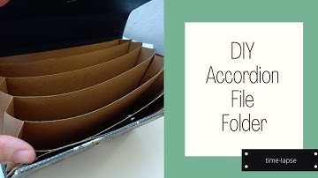 DIY Accordion File Folder (time-lapse)