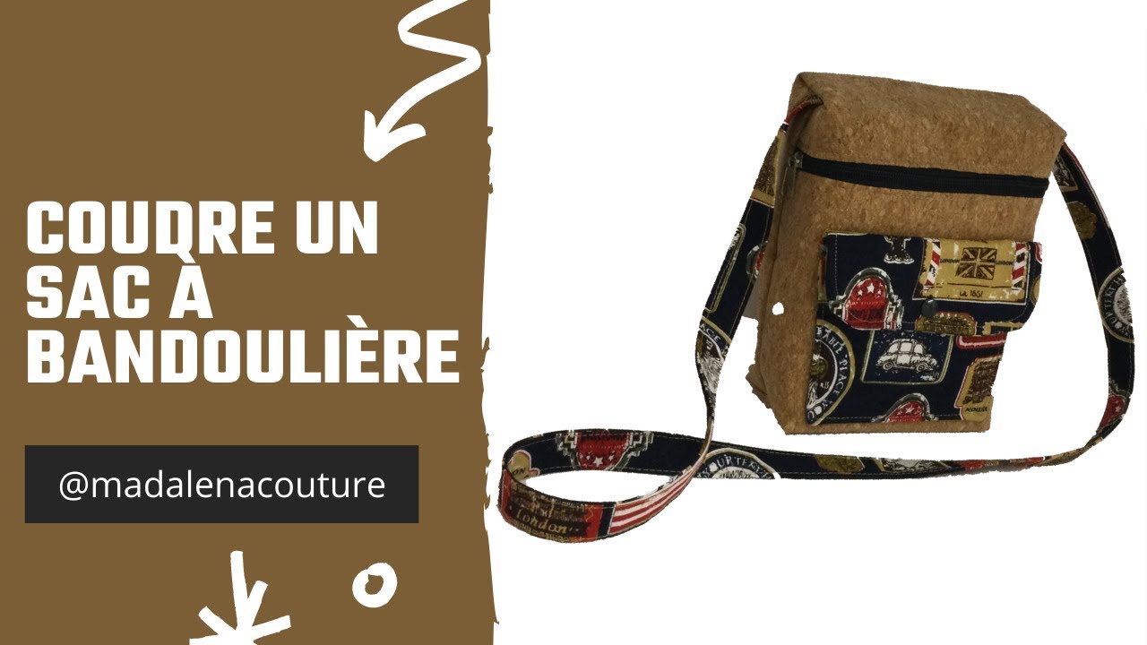 Coudre Un Sac A Bandouliere Tuto Couture Madalena Youtube