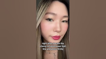 Viral Lower Lash Stamp Tutorial