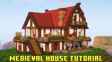 How to build Medieval House - Minecraft Tutorial