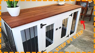 How to Build A Dog Kennel / Crate / Cage [ Indoor Furniture ]