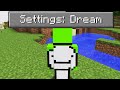 I Tried Dream's Settings To Beat Minecraft...