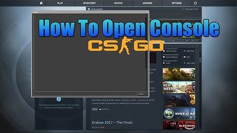 How to Open Console in CS:GO