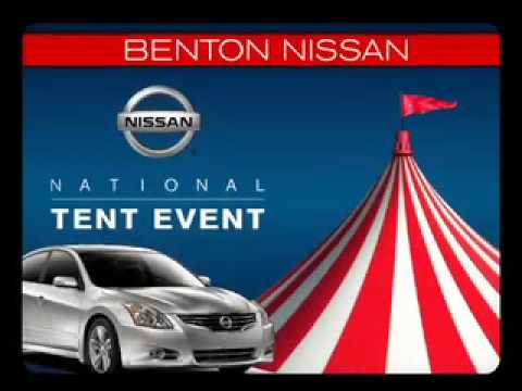 http://www.bentonnissan.com/. Visit Benton Nissan for the Nissan National Tent Event. Purchase a new Nissan for unbelieveable prices. Great savings and inven...