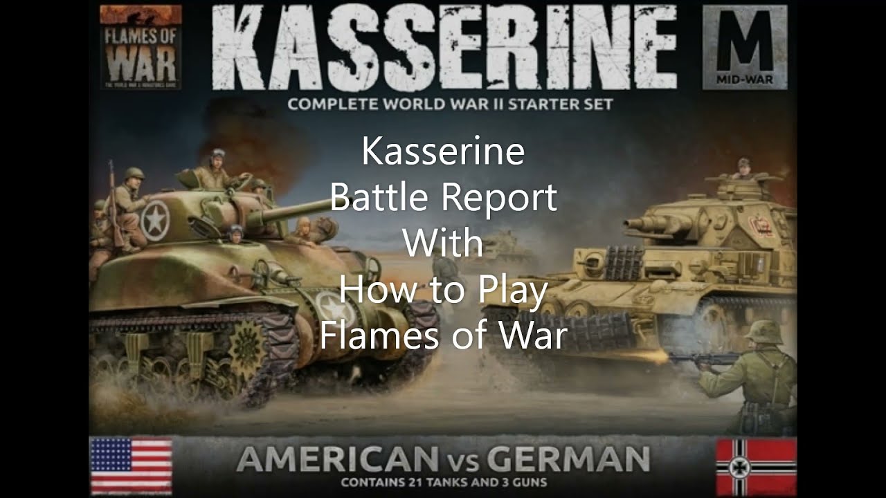 Flames of War Battle Report Kasserine with how to play