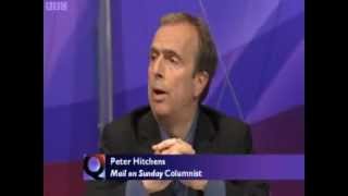 Peter Hitchens - Poetry on Question Time (14/06/12)