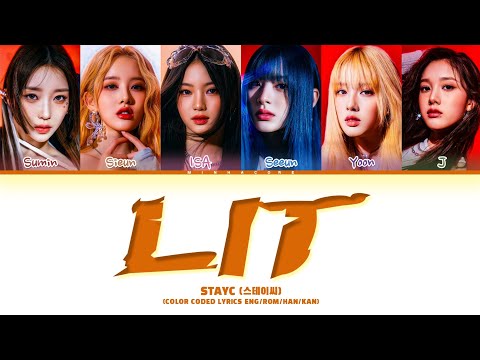 STAYC 'LIT' Lyrics (ColorCoded Lyrics)