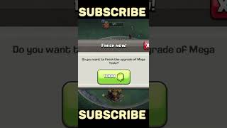 Upgrading Mega Tesla To Max Level Builder Hall Upgrade