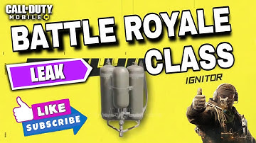 New Battle Royale Class: Ignitor | Official Trailer | Season 8 CODM Leaks