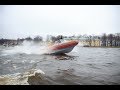 Водная прогулка по Санкт-Петербургу на самодельной надувной лодке класса РИБ