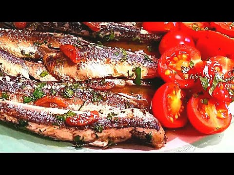 Boquerones al ajillo/una receta fácil/rápida/deliciosa (A mi manera)