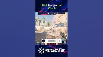 Major - Nin9 1v4 Deagle Clutch  #esportscsgo #major #csgo