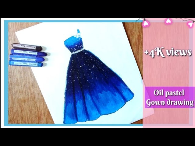 30 Easy Dress Drawing Ideas - How to Draw a Dress