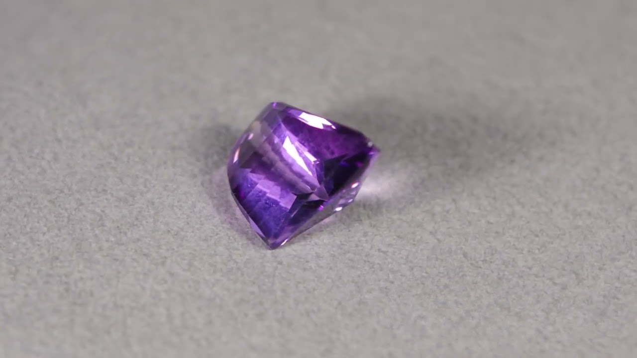 アメシスト 9.10ct[b-3313] - YouTube