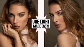 ONE LIGHT Flash Portrait Photography Setup You NEED To Master! | Breakdown With Miguel Quiles