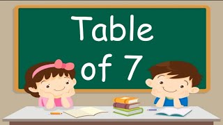 Table of 7 I Learn Multiplication Table of 7 ITimes Tables Made Easy #tableof7 #multiplicationtables