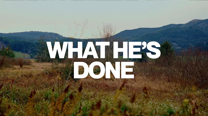 What He's Done | Maranatha! Music, Worship Solutions | Lyric Video