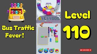 Bus Traffic Fever Level 110 Walkthrough | 🚌🚦 Parking & Color Sort Puzzle | Mini Boss screenshot 1