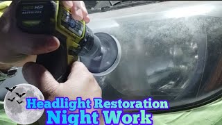 Headlight Restoration at🌛 NIGHT TIME -  Can it be done?🌕 (Night Work) by The Headlight Restoration Pro 1,899 views 4 months ago 22 minutes
