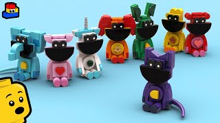 Poppy Playtime LEGO: Building Catnap and the Smiling Critters from Chapter 3