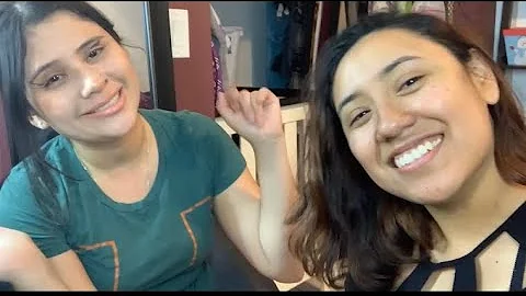 Blindfolded makeup challenge | Celina Dominguez