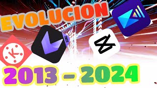 ✅ EVOLUCION de EDITORES de VIDEO en ANDROID 2013 - 2024. PowerDirector VivaCut CapCut KineMaster