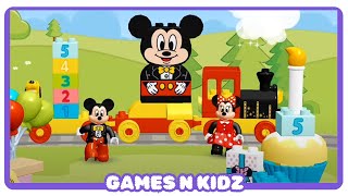 Mickey Mouse Clubhouse Learn Numbers 1 to 10 - Lego Duplo Disney Junior Kids Videos