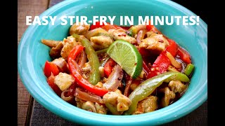 SIMPLE Chicken and Basil Stir Fry for Busy Weeknights