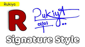 ✅ Rukiya Name Signature Request done