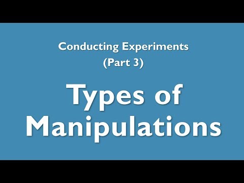 Videó: A kísérletező manipulálja?