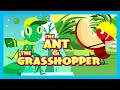 The Ant and The Grasshopper Story (English Short Story for Kids)