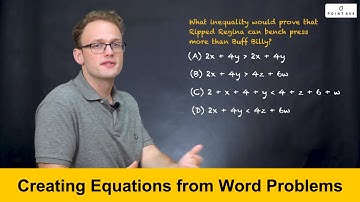 SAT Math: Creating Equations from Word Problems