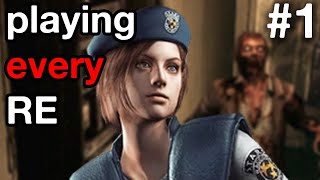 Playing Every Resident Evil Game For The First Time (#1)