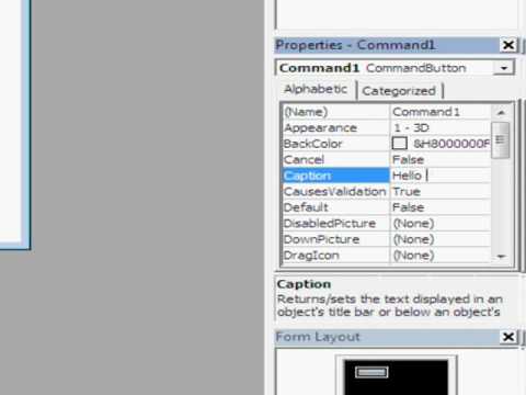 Learn VB 6.0 #1 - Hello World Application