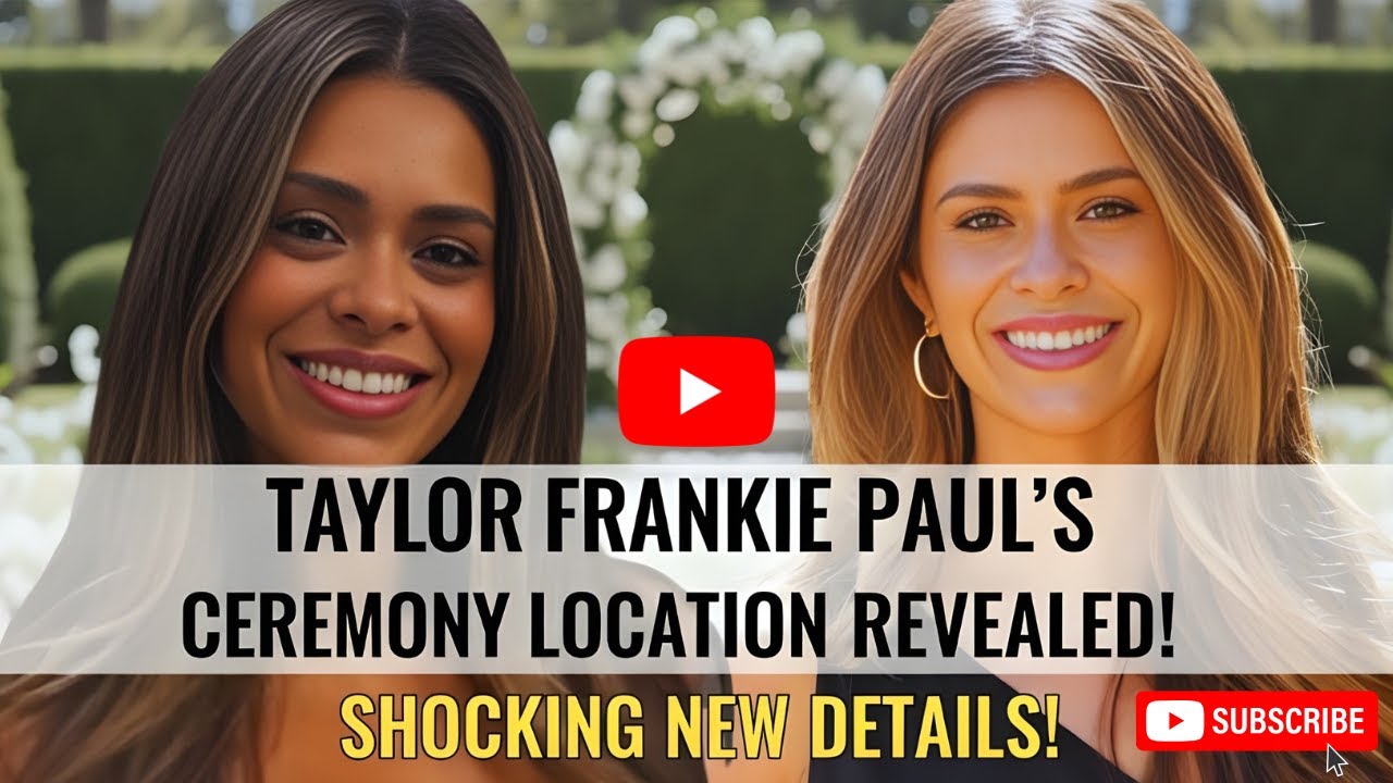 Эксклюзивное объявление! Тейлор Фрэнки Пол выбрал НЕОЖИДАННОЕ место для церемонии! Шокирующее объ...