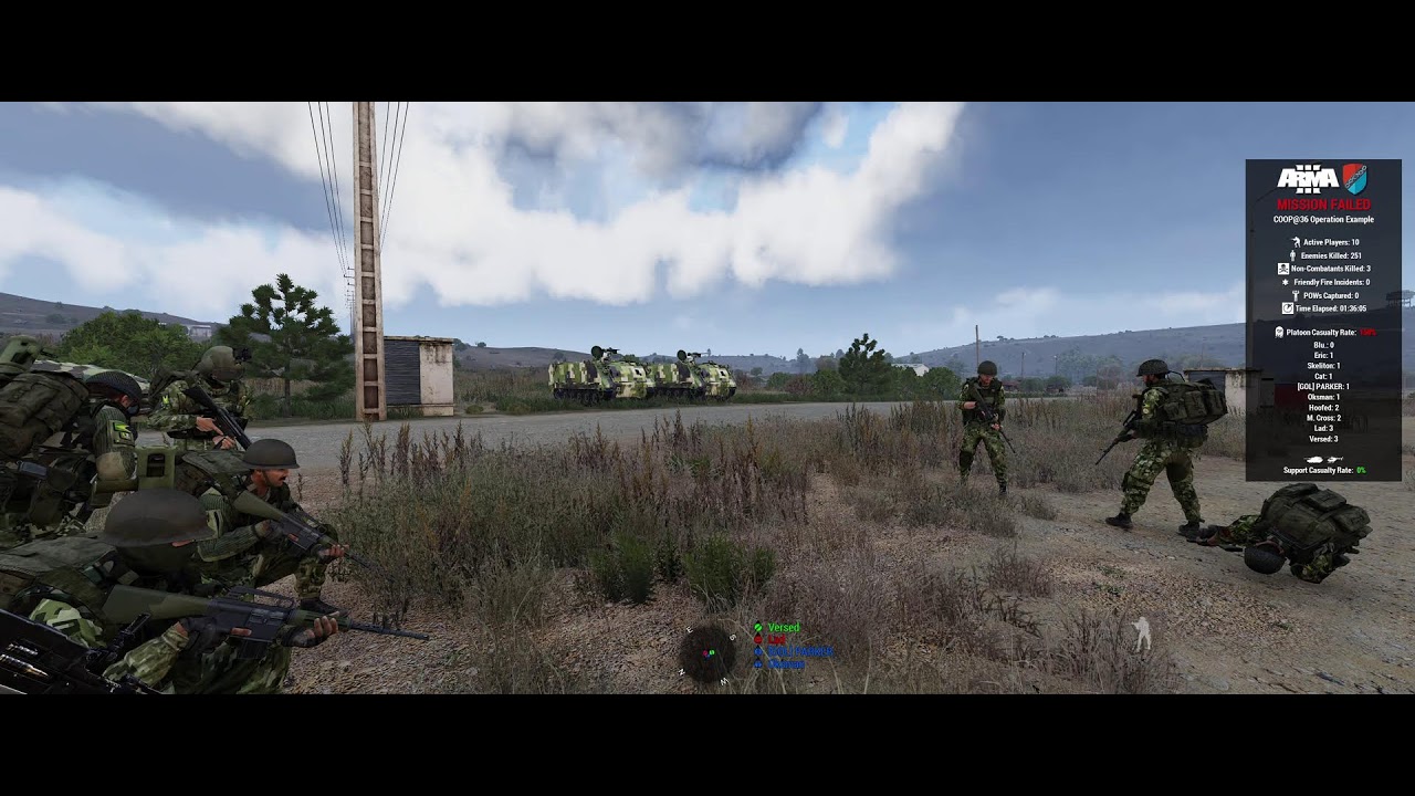 Arma 3 Troop  Stream - Operation Example