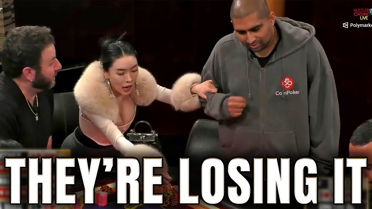 За столом творится настоящий беспредел в масштабной тройной игре ва-банк @HustlerCasinoLive