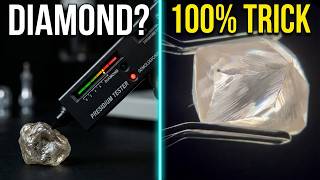 The Rough Moissanite That Fooled the Presidium Pen. A #Gemology Lesson