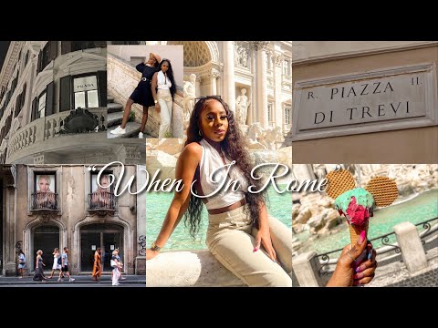 ITALY VLOG: trevi fountain, in the fashion district of Rome 🤍