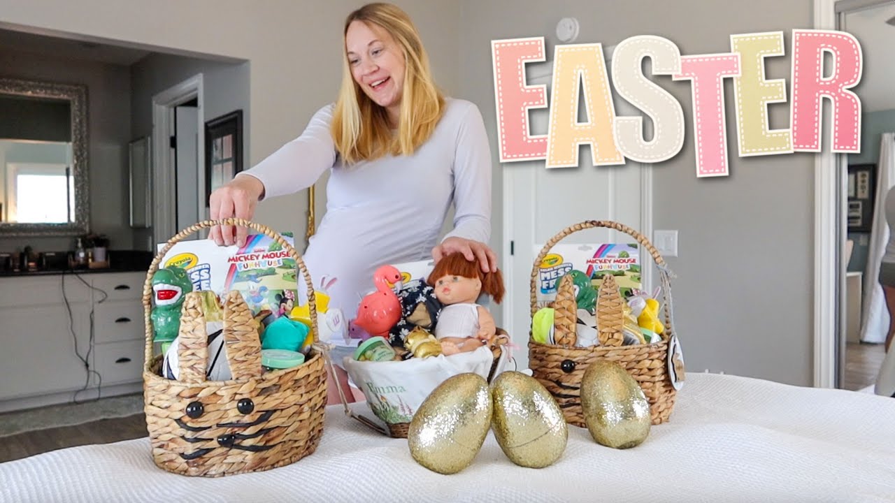 Собираем 3 пасхальные корзинки для МАЛЫШЕЙ!