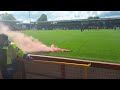 Are you a fan of pyros at football matches  stevenage v salford city