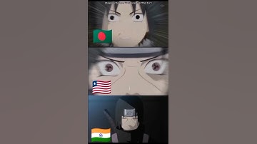 Itachi Saying Mangekyou Sharingan In 3 Languages 😶❤️ #itachi #shorts