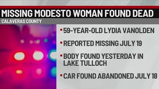 Missing Modesto woman found dead in Lake Tulloch
