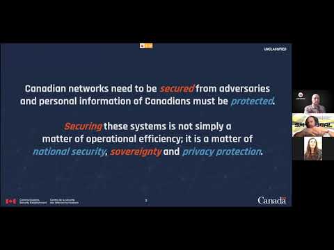 Webinar - Canadian Centre for Cybersecurity