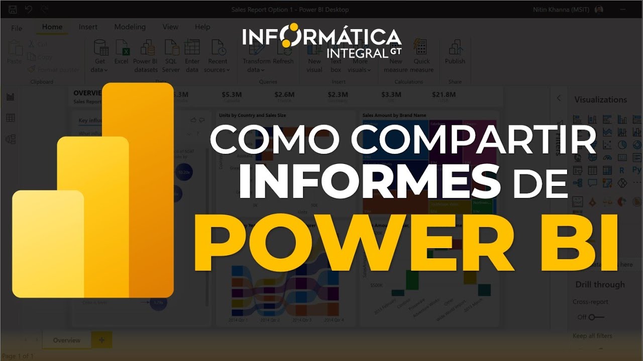COMO COMPARTIR INFORMES DE POWER BI | Curso de Power BI - YouTube