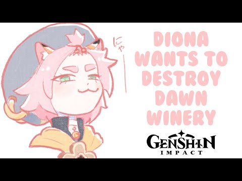 Diona Wants To Destroy Dawn Winery Genshin Impact 