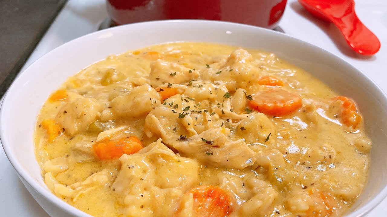 Homemade Chicken and Dumplings/ Tasty Fall Recipe/ comfortfood 