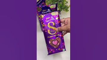 Dairy Milk Silk HEART ❤️ BLUSH #shortvideo #youtubeshorts #chocolateday #asmr #shortsfeed #shorts