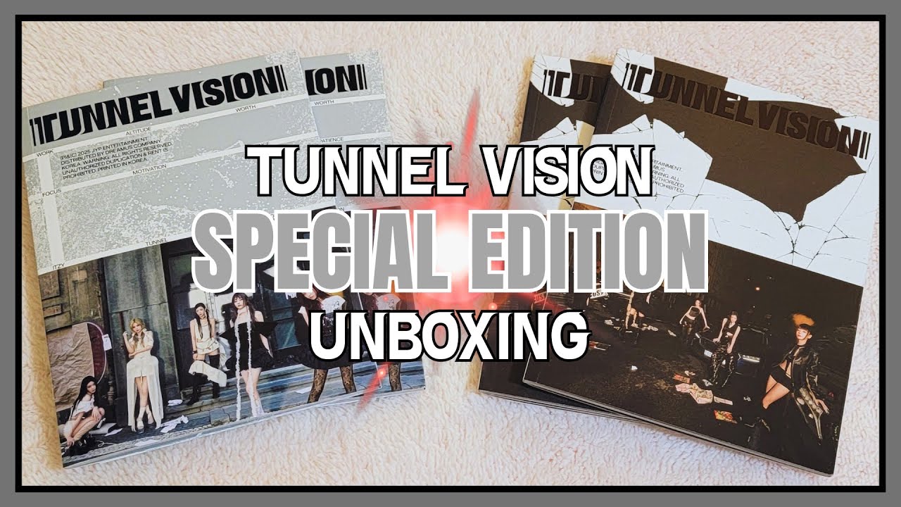 UNBOXING ITZY TUNNEL VISION // they gave me tunnel vision - YouTube