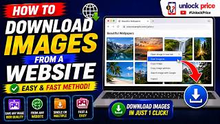HOW TO DOWNLOAD IMAGES FROM A WEBSITE | EASY & FAST METHOD #UNLOCKPRICE screenshot 5